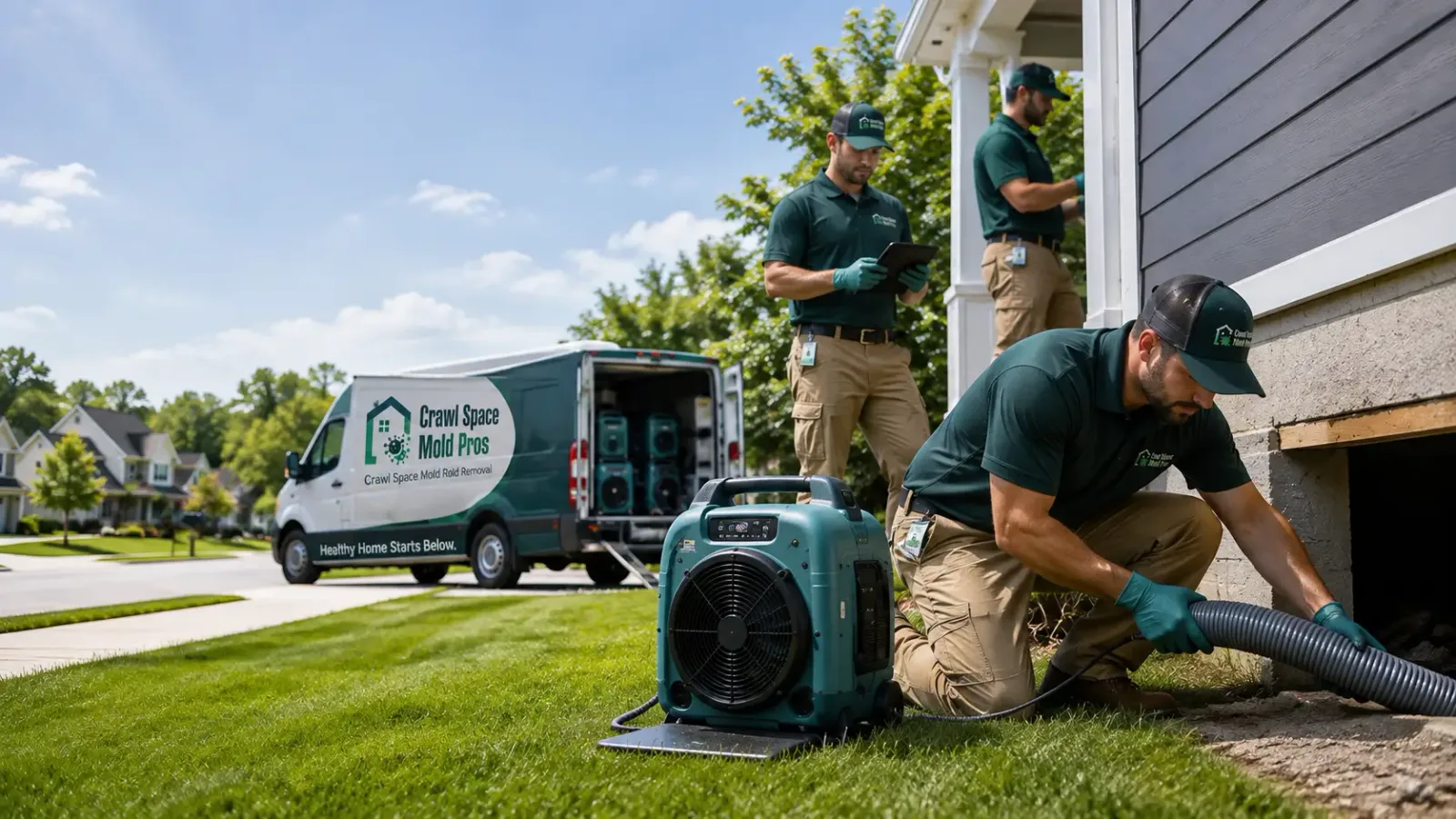 Crawl Space Mold Removal in Rogers, OH